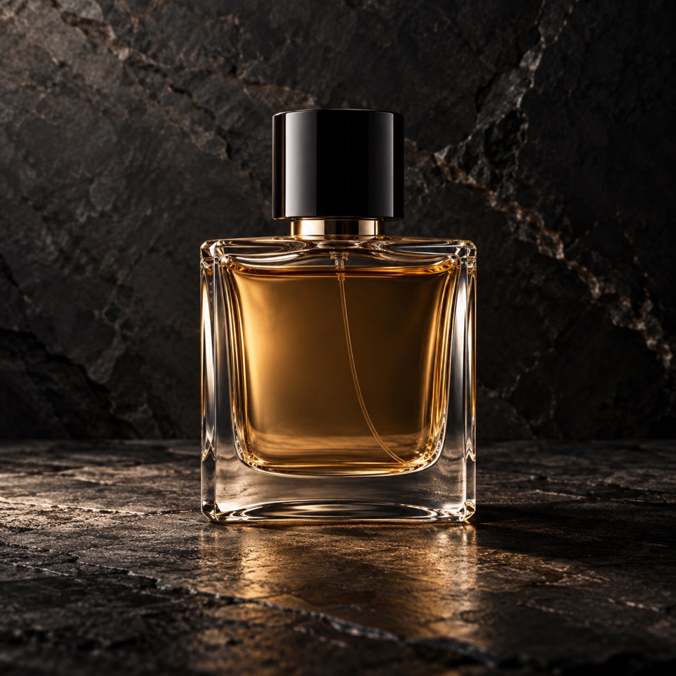 Flacon de parfum générique sans étiquette